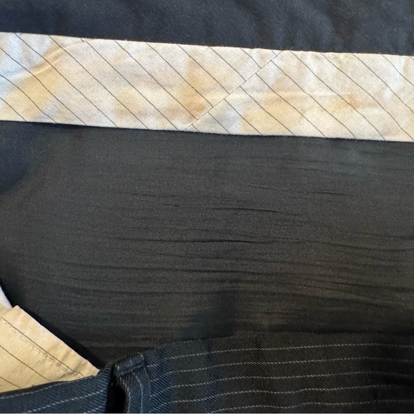 Banana Republic Men's Pinstripe Black & Grey Dress Pants - 38 x 32 - Picture 7 of 8